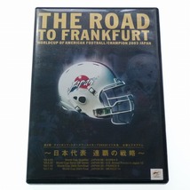 DVD アメリカンフットボール ワールドカップ 2003 ドイツ大会 日本代表 THE ROAD TO FRANKFURT / 送料込み_画像1