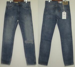 定価23000 新品 LEVIS VINTAGE CLOTHING 30605-0063 W29 L32 リペア加工 ダメージ 1969復刻モデル オレンジタブ リーバイス 606 LVC