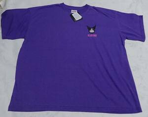 送料込み　サンリオ　クロミ　レディース　刺繍　背面文字　半袖　Tシャツ　4Lサイズ　紫　新品未使用