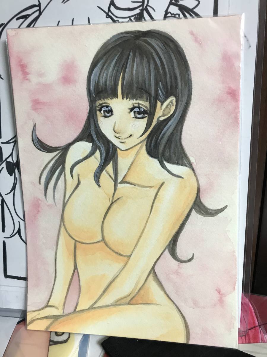 Girl N･Handwritten illustration, comics, anime goods, hand drawn illustration