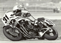 RACECRAFTERS　レースクラフターズ　切り文字　ステッカー少２枚　（サイズ：13ｃｍ X ２ｃｍ）AMA　カワサキ　KZ1000　スーパーバイク_画像3