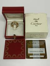 美品！格安！Cartier カルティエ トリニティ スリーカラー 750 K18YG K18PG K18WG ゴールド 3連 リング 指輪 #53 13号_画像1