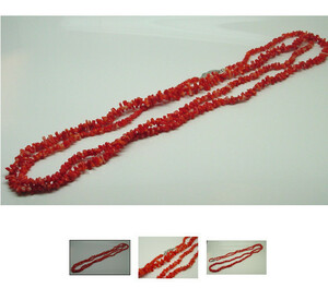 *98[T.B] beautiful goods * natural branch ..120cm long necklace *