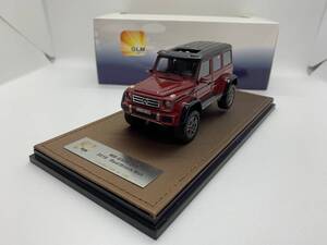 GLM 1/43 メルセデスベンツ Mercedes-Benz G550 4×4 2016 レッド×ブラック J04-01-204