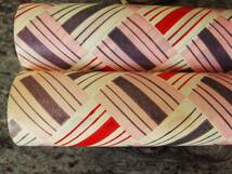 スイス製 ヴィンテージ＆レトロ ワックスペーパー,包装紙 (薄いピンクに薄いグレーの模様) _画像5