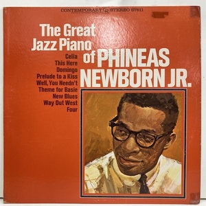 ■即決 Phineas Newborn Jr / the Great Jazz Piano s7611 j32611 米オリジナル黒金Dg Stereo マトD3D1 フィニアス・ニューボーン