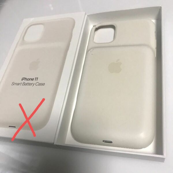 iPhone11 Smart Battery Case スマートバッテリーケース　本体のみ　ホワイト　箱なし　キズあり特別価格