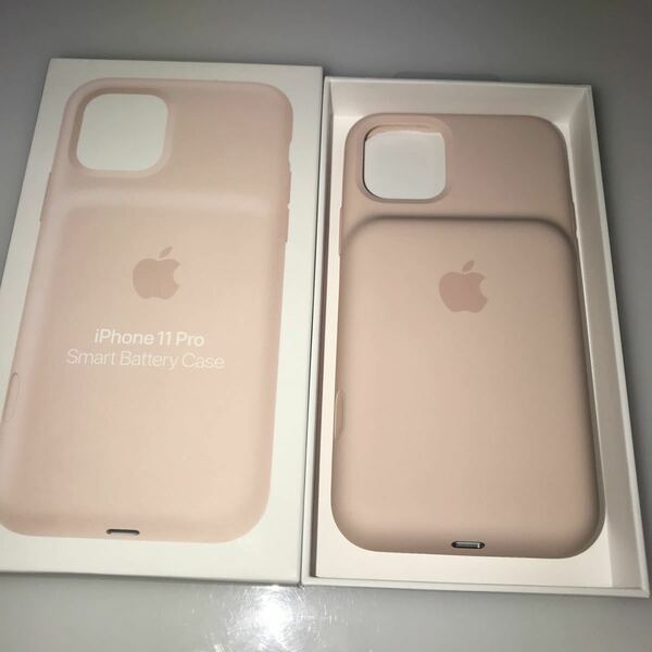 iPhone 11 Pro スマートバッテリーケース　美品　ピンク　サンド　Smart Battery Case 箱、説明書付属！