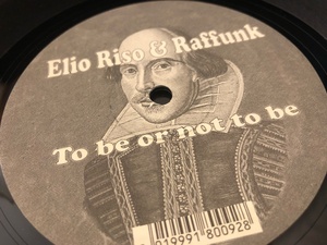 12”★Elio Riso & Raffunk / To Be Or Not To Be / プログレッシブ・ハウス！