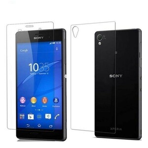 2セット＝4枚【両面セット】Sony Xperia XZ1 Compact SO-02K 防指紋 光沢保護フィルム 両面セット★合計4枚