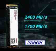 ☆彡 KingSpec製 M.2 NVMe Gen3.0x4 SSD ２５６GB NVMe SSD 2280 ☆彡未使用新品 う_画像1