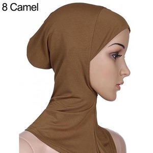 [ヒジャブ キャメル色]イスラム教徒 ムスリムMuslimへジャブ隠すベール頭髪スカーフHijabヒジャーブ帽子ハット女性コーランの戒律マスク