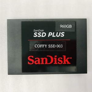 動作確認済み 1003時間 SanDisk SDSSDA960G 960GB 2.5インチ SATA 内蔵 SSD SMART正常 消去済み