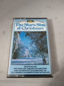 T0242 カセットテープ Various The Stars Sing At Christmas ,BING CROSBY,JUDY GARLAND,LOUIS ARMSTRONG,THE FOUR ACES,他