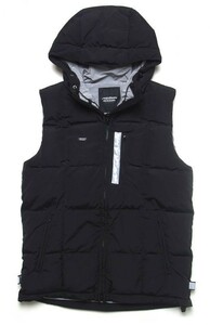 未使用 メンズ L QUILTING DOWN VEST M316107 BLACK ブラック / キルティング ダウン ベスト MARATHON JACKSON マラソン ジャクソン