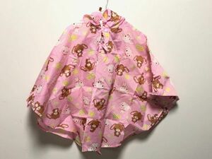  unused click post possible SUGARBUNNIESshuga-ba needs raincoat rain poncho pink storage bag attaching character Sanrio Y5-1