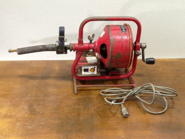 大特価放出! ヤスダトーラー 排水管掃除機F4型キャスター型 F4-12-6 ...