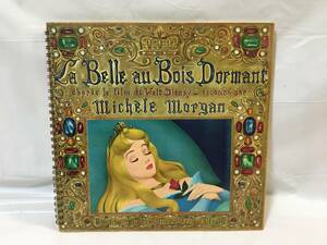 *S029*LP record ... forest. beautiful woman reading aloud Michel * Morgan France record Disney picture book attaching record ALB-45