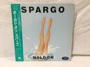 ☆S351☆LP レコード SPARGO スパーゴ HOLD ON ホールドオン L28P-1125 見本盤 非売品