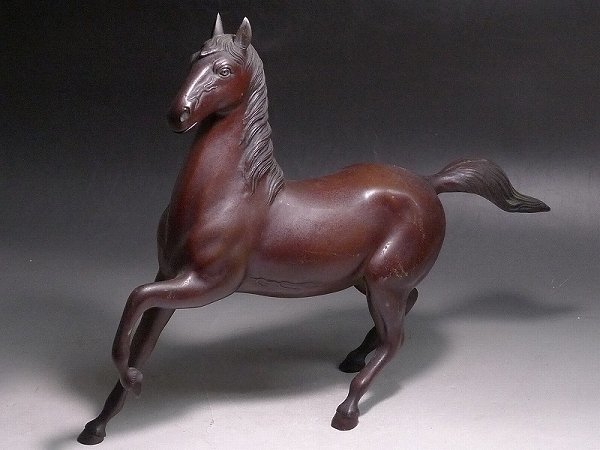 ヤフオク! -置物 ブロンズ 馬(銅製)の中古品・新品・未使用品一覧