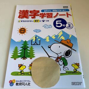 Y25.509 漢字学習ノート ドリル 計算 小学5年 上 受験 テスト プリント 予習 復習 国語 算数 理科 社会 英語 家庭科 教材 家庭学習