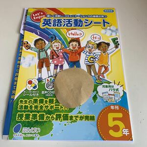 Y25.560 英語活動シート 教師用 ドリル 計算 小学5年 上 受験 テスト プリント 予習 復習 国語 算数 理科 社会 英語 家庭科 教材 家庭学習