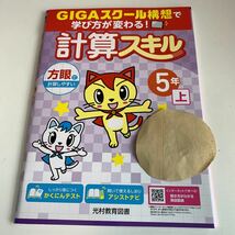 Y25.618 あかねこ 計算スキル ドリル 計算 小学5年 上 受験 テスト プリント 予習 復習 国語 算数 理科 社会 英語 家庭科 教材 家庭学習_画像1