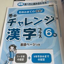 Y26.057 いきいき冬休み 4教科 ドリル 計算 小6年 上 受験 テスト プリント 予習 復習 国語 算数 理科 社会 英語 家庭科 教材 家庭学習_画像5