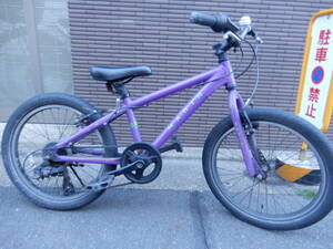 *USED marine MARIN Kids mountain bike DONKY Jr20- purple -6 step shifting gears attaching Donkey Junior 20 -inch for children bicycle California 