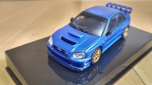 即決　オートアート　SUBARU　NEW AGE　IMPREZA　WRC　2003　インプレッサ　プレーンカラー　WRブルー　1/43　絶版　レア