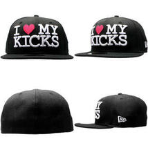 New Era ニューエラ I LOVE MY KICKS Fitted キャップ Size 7 1/4。_画像3