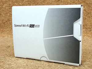 【新品 未使用】SIMフリー UQ Speed Wi-Fi 5G X11 チタニウムグレー NAR01SHU モバイルルーター NEC 制限〇 一括購入 (MDA697-13)