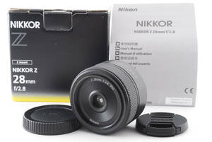 新品同様 Nikon NIKKOR Z 28mm F2.8 Zマウント ブラック ニコン #915