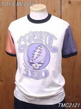 新品 トイズマッコイ グレイトフルデッド STEAL YOUR FACE Tシャツ M オフホワイト toysmccoy TMC2121_画像1