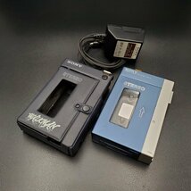 【宝蔵】ウォークマン WALKMAN 初代 ソニー ステレオカセットプレイヤー SONY TPS-L2 ブルー 純正ケース付き ジャンク品 1円 _画像2