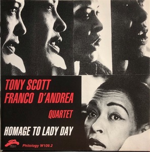 (C24H)☆Jazzレア盤/Tony Scott-Franco D'Andrea Quartet/Homage To Lady Day/トニー・スコット/フランコ・ダンドレア☆