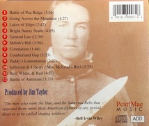 (C13H)☆カントリーレア盤/Jim Taylor/The Bright Sunny South: Songs from the Civil War☆_画像2