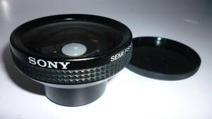 40316-6　ジャンク　SONY　SEMI FISH EYE LENS　×0.45　VCL-0437　セミフィシュレンズ　ソニー