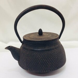 【長期保管/現状品/KSH】鉄瓶 茶道具 煎茶道具 アンティーク 鉄製　MZ0407
