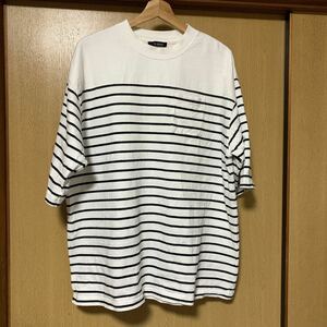 ボーダー厚手Tシャツ　wcloset