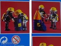 新品1996年 廃番 レスキュー 3883 『消防士たち』 プレイモービル playmobil ゲオブラ Geobra Firefighters_画像3