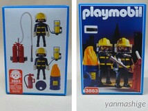 新品1996年 廃番 レスキュー 3883 『消防士たち』 プレイモービル playmobil ゲオブラ Geobra Firefighters_画像1
