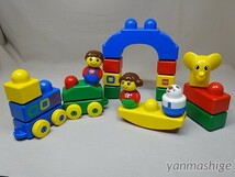 廃盤 レゴプリモ でんしゃゲートセット 2591 Happy Explorers Stack 'n' Learn LEGO primo duplo_画像1