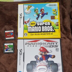 【DS】 Newスーパーマリオブラザーズ&マリオカートDS&マリオ64DS&マリオVSドンキー2