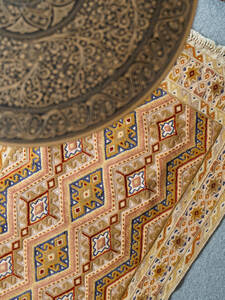アフガニスタン マシュワニ キリム 手織り絨毯 トライバルラグ 113x65cm