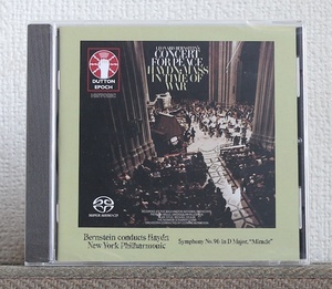欧州製/高音質CD/SACD/ハイドン/レナード・バーンスタイン/戦時のミサ/交響曲第96番/Haydn/Bernstein/Concert for Peace/Miracle Symphony