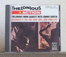 品薄CD/JAZZ/セロニアス モンク/イン アクション/ジョニー グリフィン/ロイ ヘインズ/Thelonious Monk in Action/Johnny Griffin/Riverside_画像1