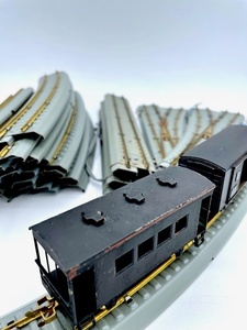 HOゲージ 国鉄貨車 貨物列車 鉄道模型 ワム65562 線路 24本付き（21002）