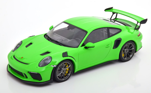 ミニチャンプス 1/18 ポルシェ 911 (991 2) GT3 RS シルバーリム付き 2019 ライトグリーン 111台限定 153068235