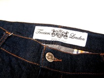 イタリア製 Trousers London ファスナー使い 刺繍デザイン ストレッチデニムパンツ ジーンズ Edition購入品！_画像5